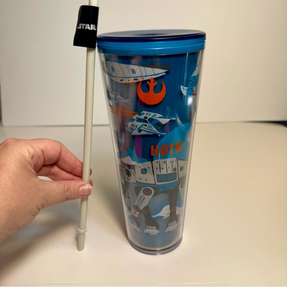 NWT. Disney Parks Starbucks Discovery Series Star Wars Hoth Collection Tumbler. - Picture 2 of 13